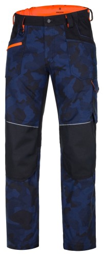 Spodnie robocze elastyczne ARDON®CREATRON®CAMO niebieskie moro