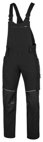 Spodnie robocze ogrodniczki elastyczne ARDON®4Xstretch® czarne