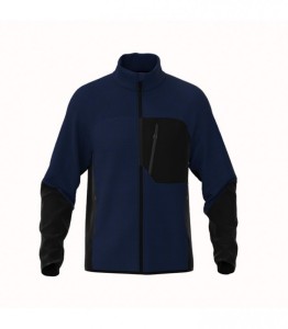 Bluza robocza hybrydowa BoSafety Hybrid granatowo-czarna