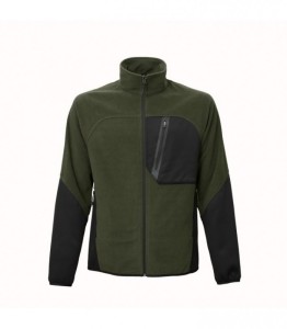Bluza polarowa BoSafety Torino oliwkowo-czarna