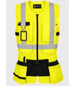 Kamizelka ostrzegawcza BoSafety Hi-Vis Żółty/Czarny