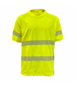 Koszulka ostrzegawcza BoSafety VIVID Hi-vis -C2 wysoka widoczność zółta
