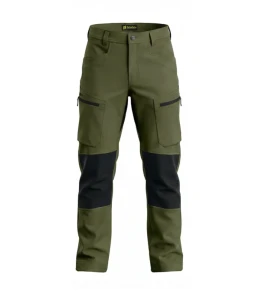 Spodnie robocze elastyczne wygodne 4-way stretch Sorona CARGO PRO Bosafety zielone