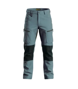 Spodnie robocze elastyczne wygodne 4-way stretch Sorona CARGO PRO Bosafety niebieskie