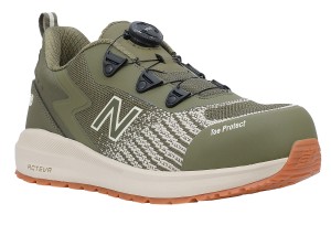 Buty robocze New Balance Speedware Boa S1 P SRC zapięcie boa spin, oliwkowo-białe