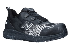 Buty robocze New Balance Speedware Boa S1 P SRC zapięcie boa spin, czarno-białe 