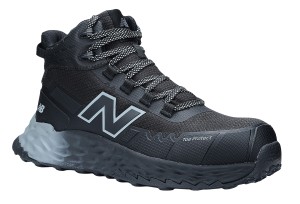 Buty robocze trzewiki New Balance Cremorne Mid 2E, S3L HRO FO SC SR, czarno-szare