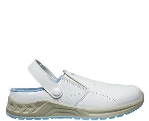 Buty robocze klapki Bennon WHITE OB Slipper