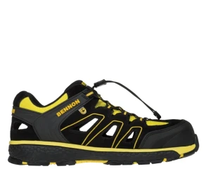 Buty robocze sandały Bennon BOMBIS S1 ESD NM Yellow Sandal