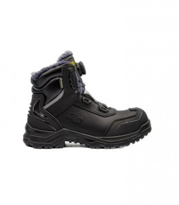 Buty robocze zimowe trzewiki ocieplane Triton S3S BoSafety zapięcie boa