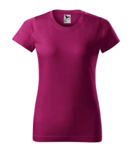 Koszulka bawełniana damska Malfini Basic fuchsia red