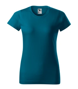 Koszulka bawełniana damska Malfini Basic petrol blue