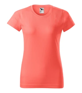 Koszulka bawełniana damska Malfini Basic coral