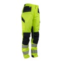 SPODNIE ROBOCZE OSTRZEGAWCZE URGENT HV ŻÓŁTE ODBLASKOWE URG-713