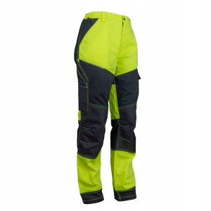 Spodnie robocze Urgent 709 rip-stop 260 g czarno/żółte