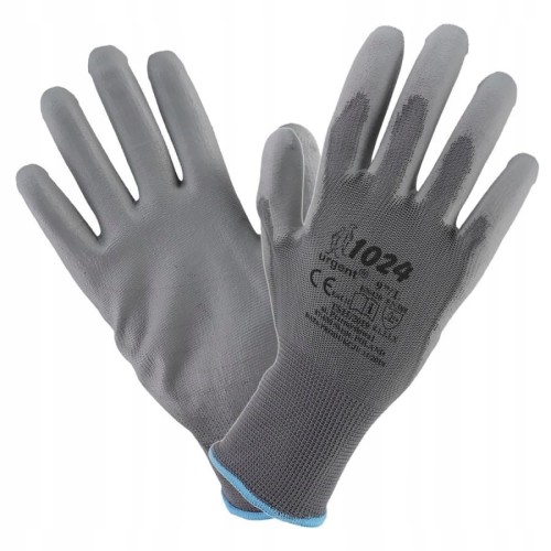 RĘKAWICE URGENT IMPREGNOWANE POKRYTE GUMĄ  12 PAR