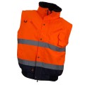 KURTKA ROBOCZA URGENT 3w1 HSV OSTRZEGAWCZA ODBLASKOWA POMARAŃCZOWA