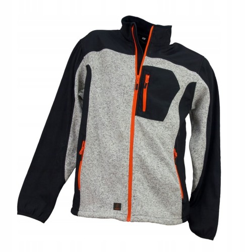 BLUZA URGENT  953 CZARNO-SZARA