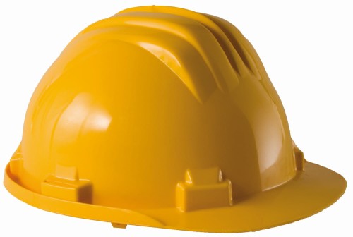 KASK ROBOCZY OCHRONNY HEŁM  ŻÓŁTY