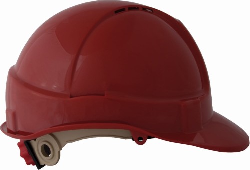 KASK ROBOCZY HEŁM OCHRONNY CZERWONY