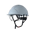 KASK ROBOCZY OCHRONNY HEŁM  Z OKULARAMI BIAŁY