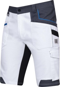 Spodenki robocze krótkie szorty Ardon® 4Xstretch® elastyczne białe