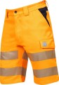 SPODENKI ROBOCZE KRÓTKIE SZORTY ARDON®SIGNAL+ POMARAŃCZOWY/CZARNY