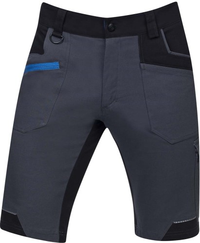 SPODENKI ROBOCZE KRÓTKIE SZORTY ARDON®4Xstretch® ELASTYCZNE CIEMNY SZARY