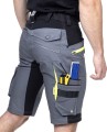 SPODENKI ROBOCZE KRÓTKIE SZORTY ARDON®4Xstretch® ELASTYCZNE SZARE