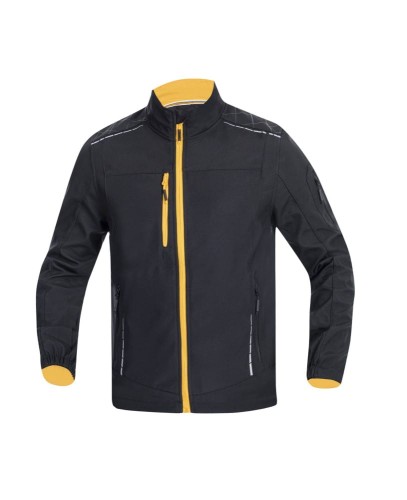 KURTKA SOFTSHELL ARDON®VISION CZARNO POMARAŃCZOWA