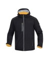 KURTKA SOFTSHELL ZIMOWA ARDON®VISION WINTER CZARNO POMARAŃCZOWA