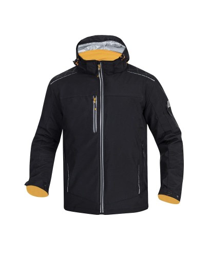 KURTKA SOFTSHELL ZIMOWA ARDON®VISION WINTER CZARNO POMARAŃCZOWA