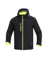 KURTKA SOFTSHELL ZIMOWA  ARDON®VISION WINTER CZARNO ŻÓŁTA