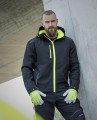 KURTKA SOFTSHELL ZIMOWA  ARDON®VISION WINTER CZARNO ŻÓŁTA