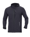 KURTKA SOFTSHELL ARDON®Breeffidry STRETCH CIEMNOSZARA