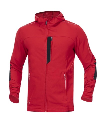 KURTKA SOFTSHELL ARDON®Breeffidry STRETCH CZERWONA