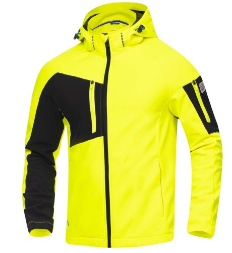 KURTKA SOFTSHELL ARDON®CITYCONIC®Hi-vis ŻÓŁTA OSTRZEGAWCZA