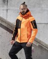 KURTKA SOFTSHELL ARDON®CITYCONIC® hi-vis POMARAŃCZOWA OSTRZEGAWCZA