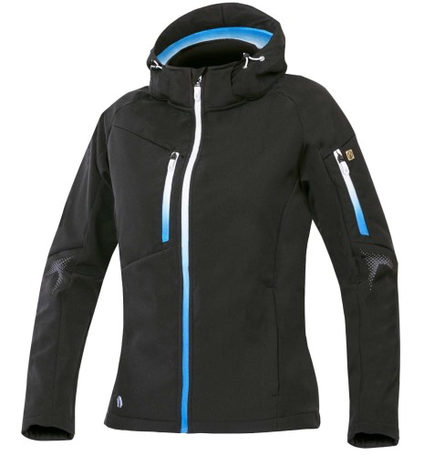 KURTKA SOFTSHELL DAMSKA ARDON®CREATRON® CZARNO NIEBIESKA