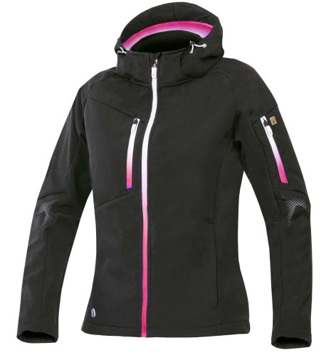 KURTKA SOFTSHELL DAMSKA ARDON® CREATRON® CZARNO RÓŻOW