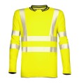 BLUZKA Z DŁUGIM RĘKAWEM OSTRZEGAWCZA ARDON®SIGNAL HiViz, ŻÓŁTA
