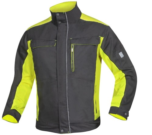 BLUZA ROBOCZA ZIMOWA  ARDON®NEON CZARNO-ŻÓŁTA
