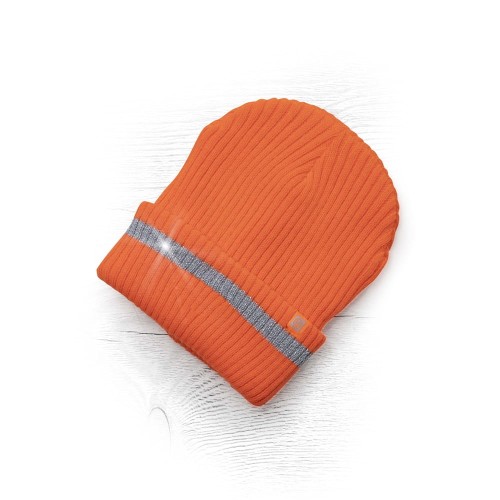 CZAPKA ZIMOWA OSTRZEGAWCZA  HiViz ARDON®SPARK POMARAŃCZOWA