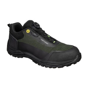 Buty robocze półbut Girder Composite zielone spin boa S3S ESD SR FO Portwest