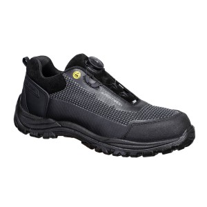 Buty robocze półbut Girder Composite czarne spin boa S3S ESD SR FO Portwest