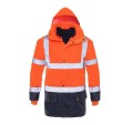 PROLUMO 5IN1 KURTKA ROBOCZA  OCIEPLANA POMARAŃCZOWA HVP