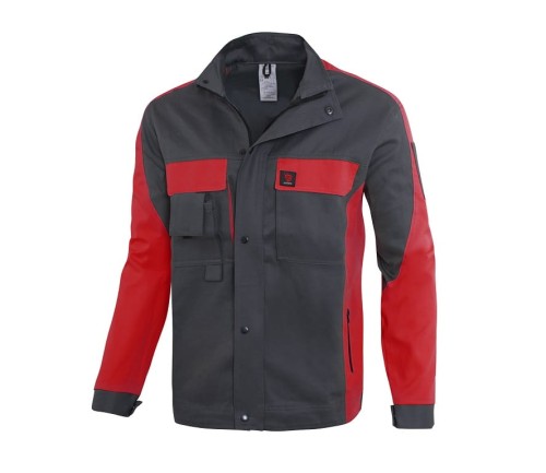 PROPLUS KURTKA ROBOCZA  SZARO-CZERWONA PROCERA