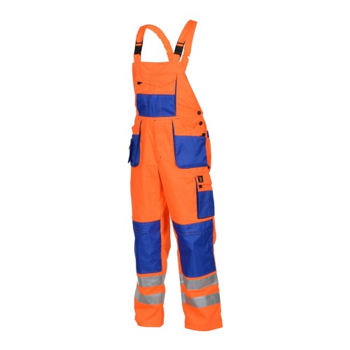 Ogrodniczki robocze ostrzegawcze pomarańczowe HV Proman Procera