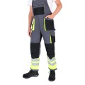 Ogrodniczki robocze elastyczne szare Proman Procera