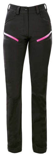 Spodnie robocze softshell damskie Ardon Creatron czarne-różowy 34